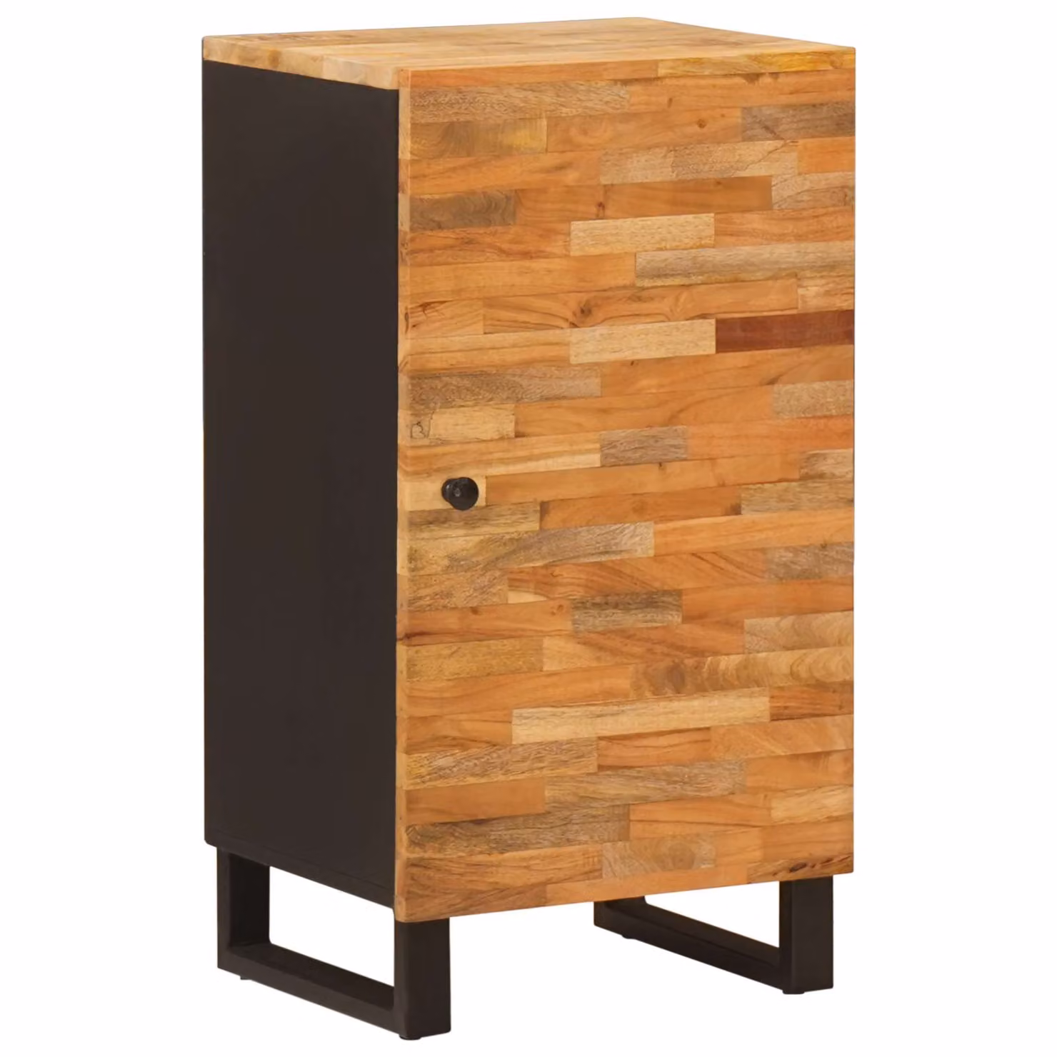 Mobile laterale vidaXL in legno di mango massello Marrone L: 40 cm, P: 33 cm, H: 75 cm
