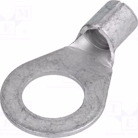 1 x Morsetto a anello: M12 per cavi, connessione a crimpare, sezione 16 mm², lunghezza 13 mm, modello BM 02549, isolato