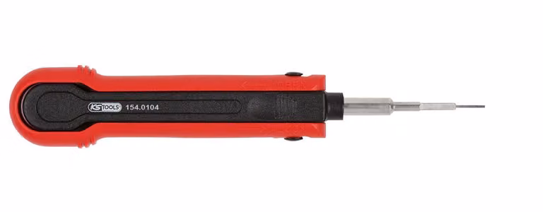 KS Tools Attrezzo di sblocco per terminali a lama/prese piatte 1,2 mm (AMP Tyco MCP)