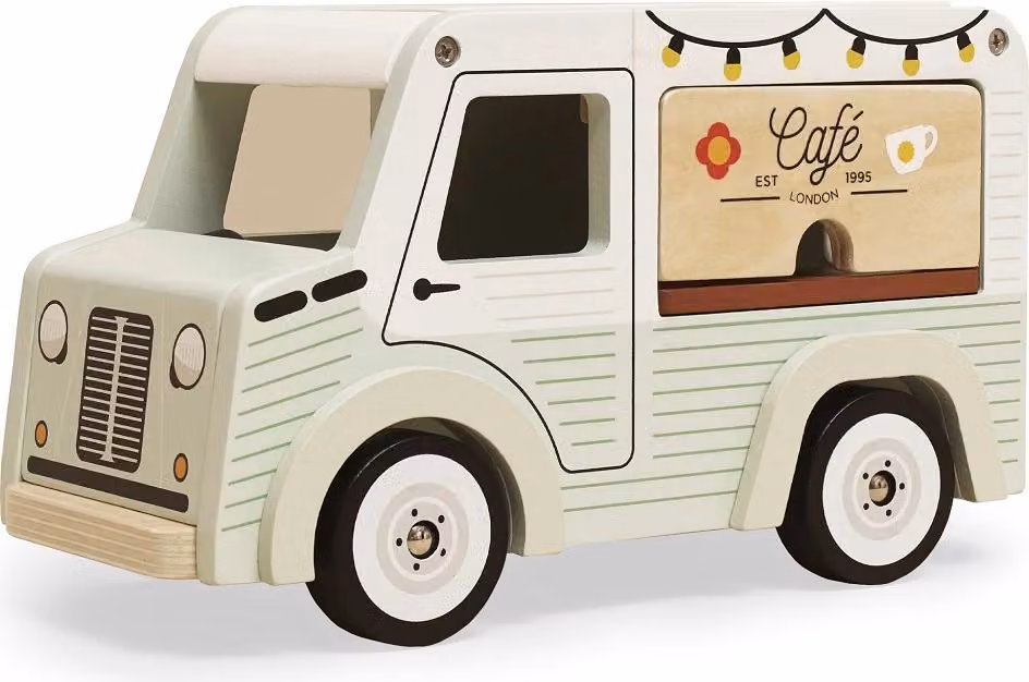 Il furgone giocattolo del caffè mobile
