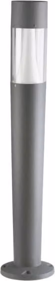 Kanlux INVO TR 29177 Lampada da giardino a paletto moderna bianca con attacco GU10 e protezione IP54, Altezza: 107 cm