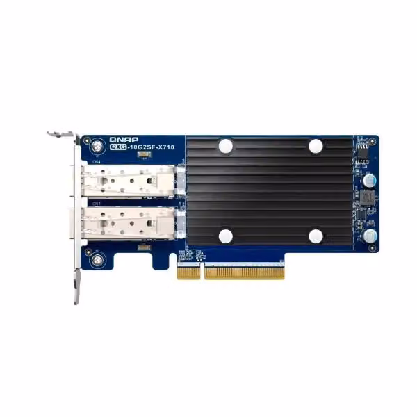 Scheda di rete e adattatore interno QNAP QXG-10G2SF-X710 PCIe 10GbE Ethernet/LAN Nero – 2