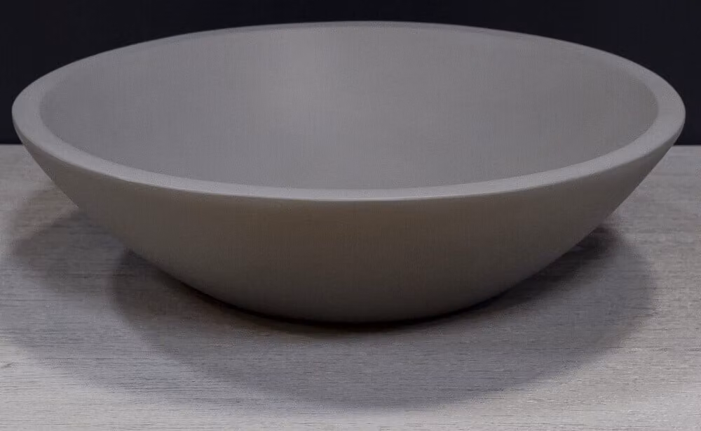 Lavabo da appoggio Augusta in terrazzo, diametro 40 cm