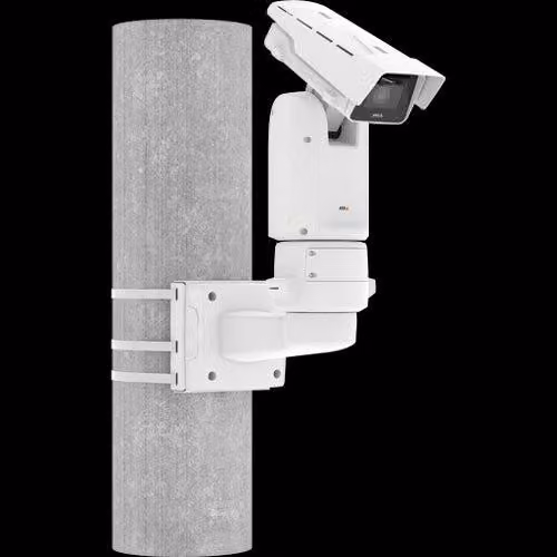 AXIS T94N01G - Kit di montaggio telecamera - montaggio su palo - interno, esterno - bianco (5901-341)