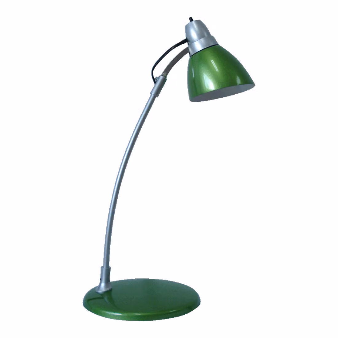 Lampada da tavolo TEO 1xE14/40W, verde metallizzato, L: 185, H: 425