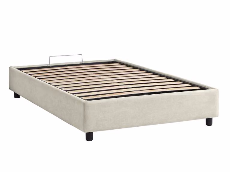 Base Letto Contenitore LIONE Avorio 120x195 cm