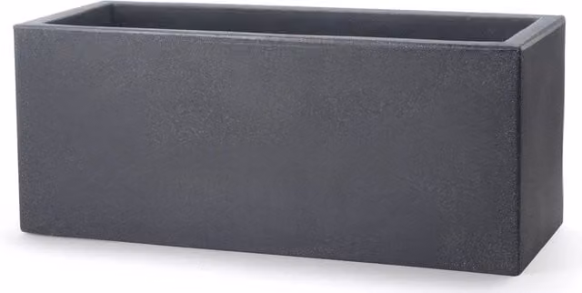 Vaso 115x50x50cm in Resina Tulli Schio Cassa Essential 120 Antracite