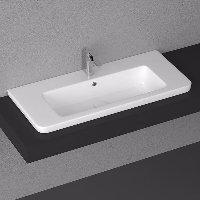 Mobile bagno con lavabo, 100 cm