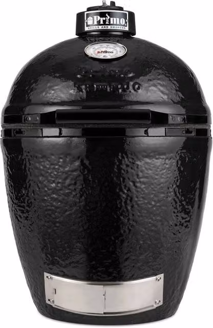 Barbecue Kamado in Ceramica Primo Charcoal Nero L: 76 cm, P: 55 cm, H: 76 cm