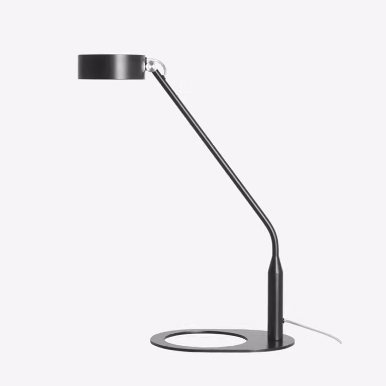 Lampada da tavolo Omnia LED con inclinazione regolabile, Variante: 190 x 525 x 390 mm, 6,9 W, 3000K, nero