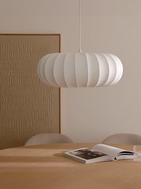 Sabi lampada da soffitto bianca Kenay Home – 1