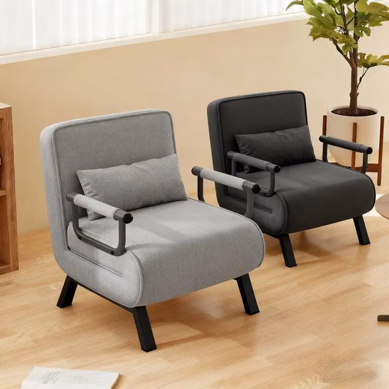Poltrona 4-in-1 - Divano letto - Letto per ospiti - Schienale regolabile - Superficie di riposo: 187x65 cm