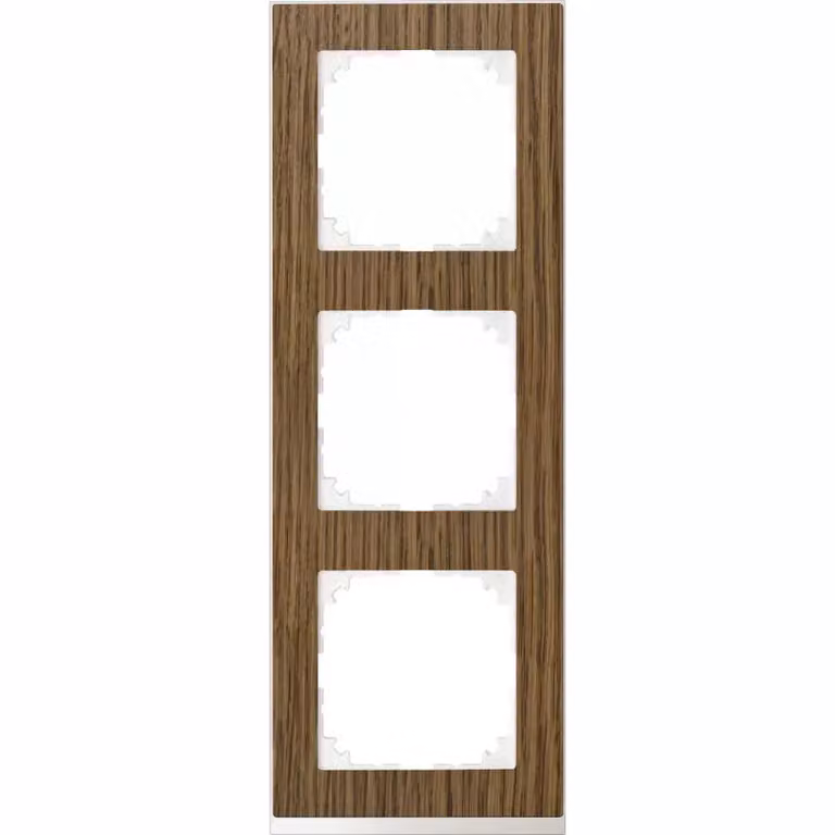 Cornice M-Pure Decor, a 3 ante, rovere/bianco attivo