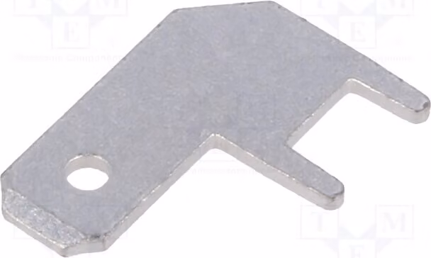 Connettore a lamella: piatto, per montaggio a foro passante (THT), maschio, 0,8 mm, lunghezza totale: 13,5 mm, codice: 61-1537-11/0031 - da saldare