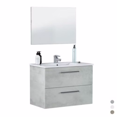 Mobile bagno sospeso Aruba DH cm 57x60x45 Rovere Alaska