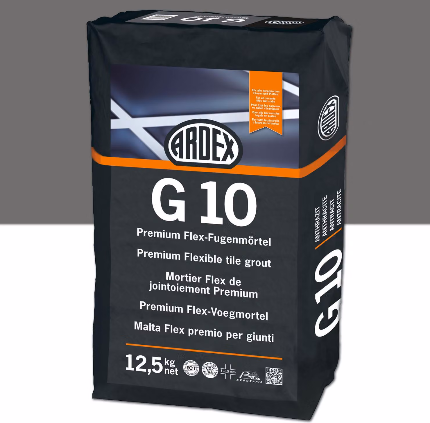 ARDEX G10 Premium Flex-Fugenmörtel Basalt 12,5kg Sack