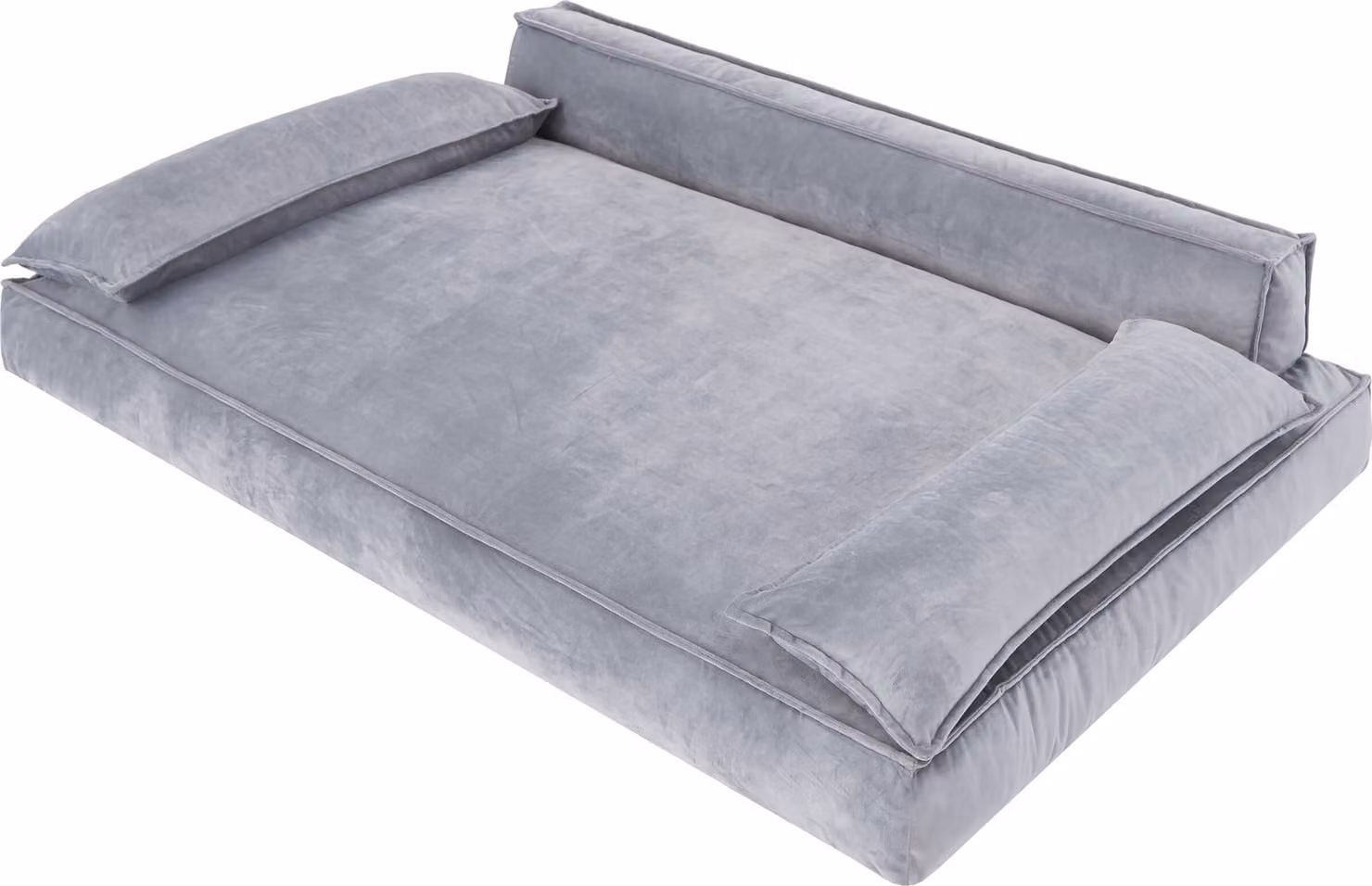 Letto per cani Divano per cani Cuscino per cani Cesto per cani Divano per cani Letto per animali Cesto per cani Divano per cani, facile da pulire, grigio, dimensioni XL: 99x66 cm