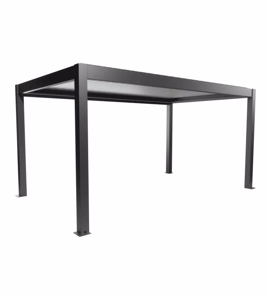 Biohort Pergola in Metallo Grigio Scuro/Argento 515,5x312 cm Outdoor