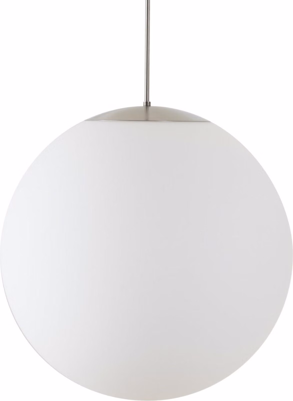 OSMONT ADR62641 ADRIA P5 HP apparecchio a sospensione in vetro acciaio inox spazzolato / bianco IP40 4000 K 65W LED