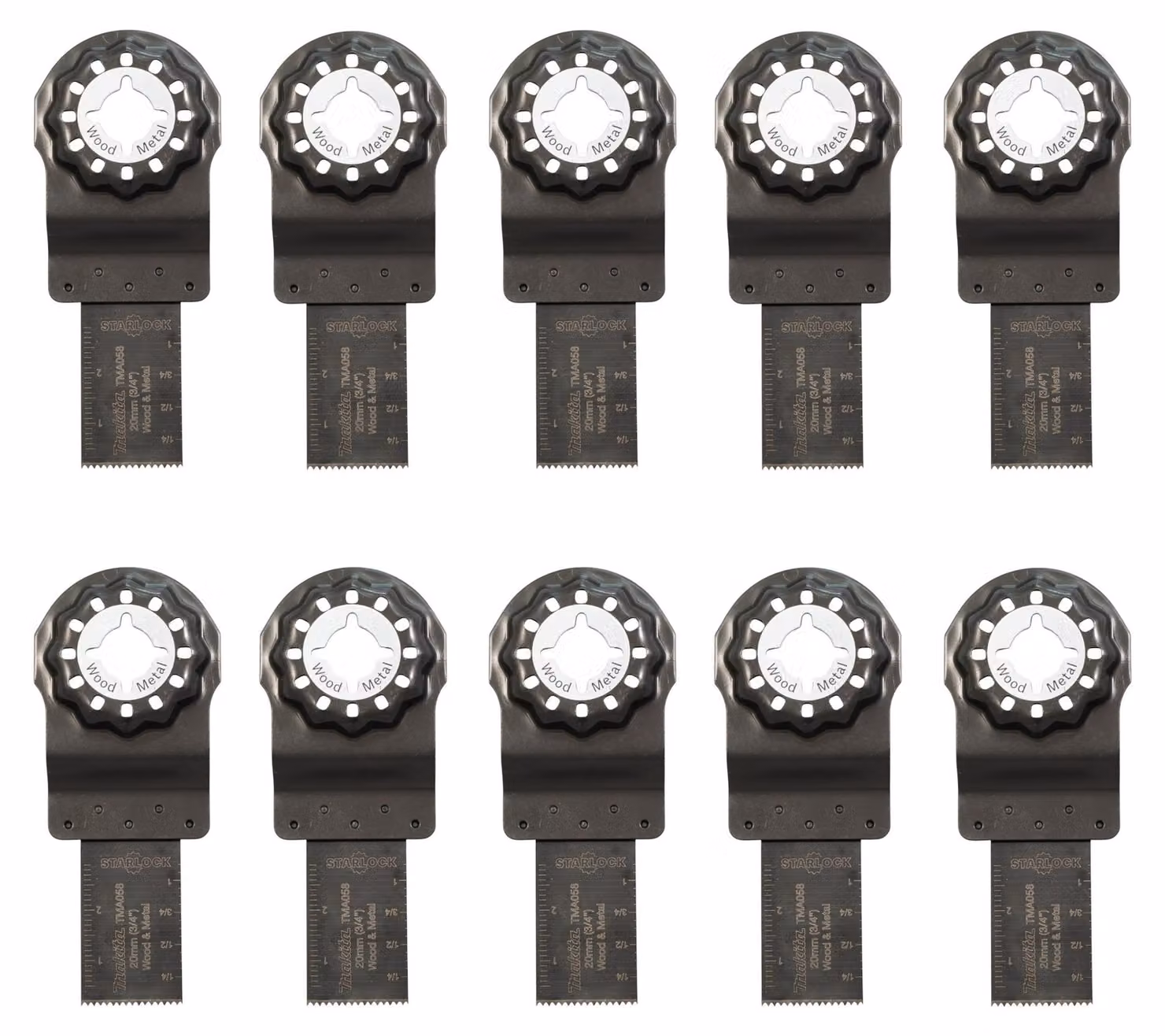 Makita 10x lama per sega a immersione TMA058 20 x 30 mm (10x B-64923) Starlock OIS / Plus / Max