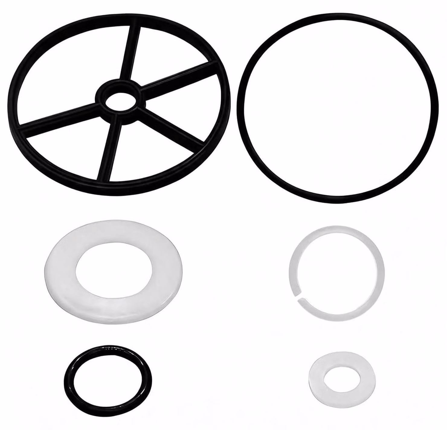 Kit di riparazione per valvola a 6 vie per pompa a filtro a sabbia per piscina (6 pezzi)