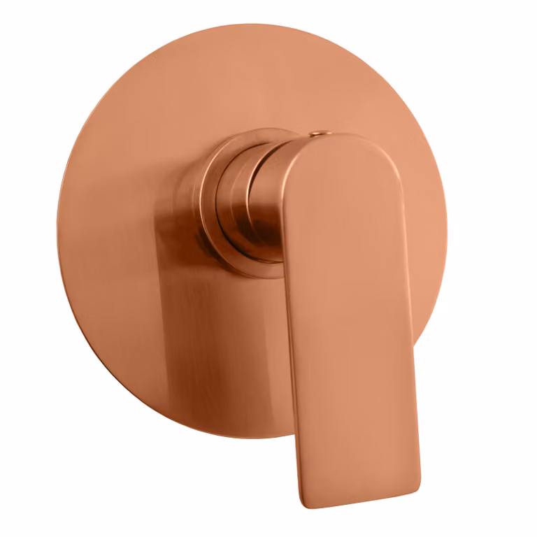 Slezák-RAV Miscelatore da incasso per doccia NIL - rosa dorato - spazzolato, Colore: ROSA ORO - spazzolato , Finitura superficiale: PVD