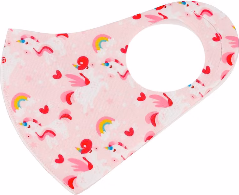 Maschera protettiva riutilizzabile - Unicorni rosa