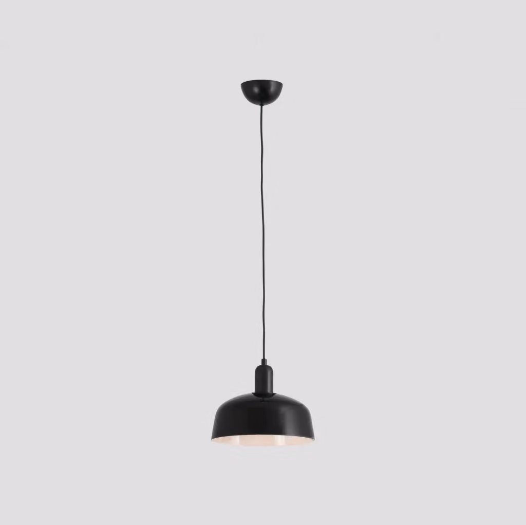 TATAWIN M Faro Barcelona Lampada a Sospensione Moderna in Metallo e Vetro Colore Nero – 2