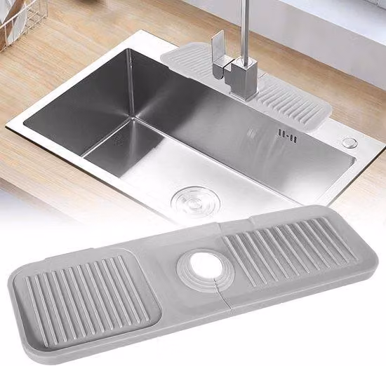 Tappo di lavello Grijs per cucina e bagno - Protezione per il piano di lavoro