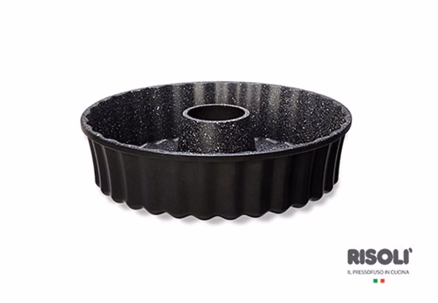 Ciambellone Royal d'alù Granito Hard Stone in alluminio pressofuso, due maniglie, diam. 26cm