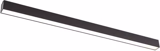 Plafoniera lineare moderna Maxlight in metallo nera con LED dimmerabile 36W L: 113,5 cm