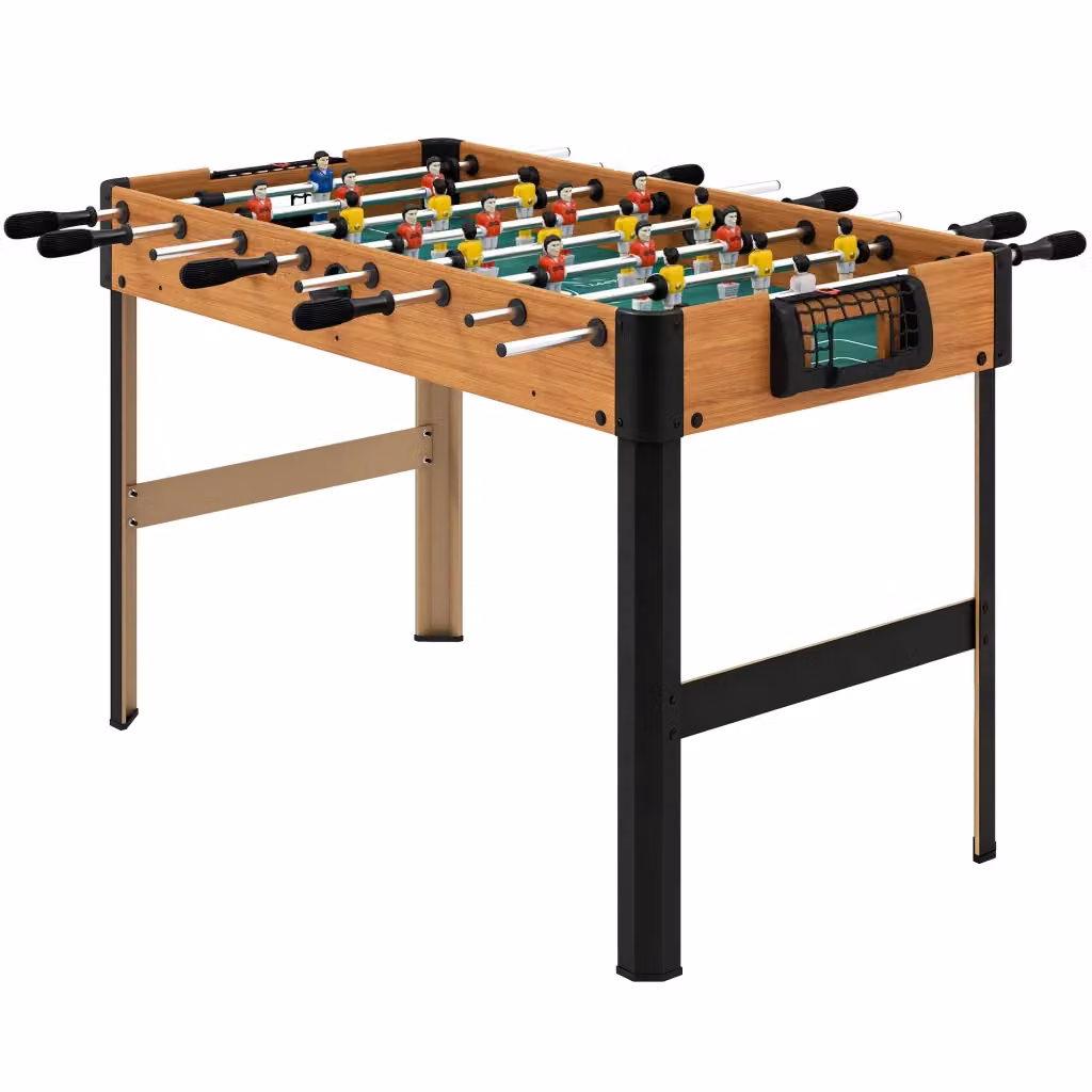Tavolo da calcio per bambini zephmum nero e multicolore L: 118 cm, P: 104 cm, H: 69 cm – 2