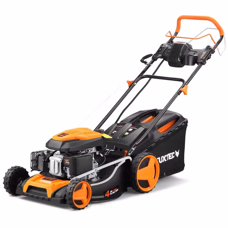Tagliaerba Rasaerba a scoppio con avviamento elettrico FUXTEC RM5196eS Tosaerba a benzina 196cc 51cm