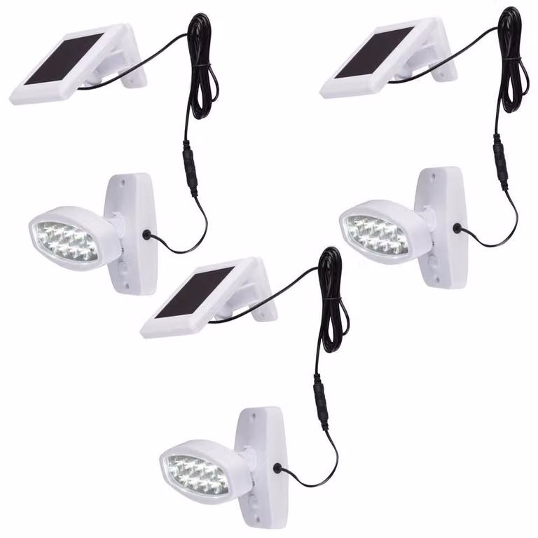 set di 3 applique a LED con rilevatore di movimento