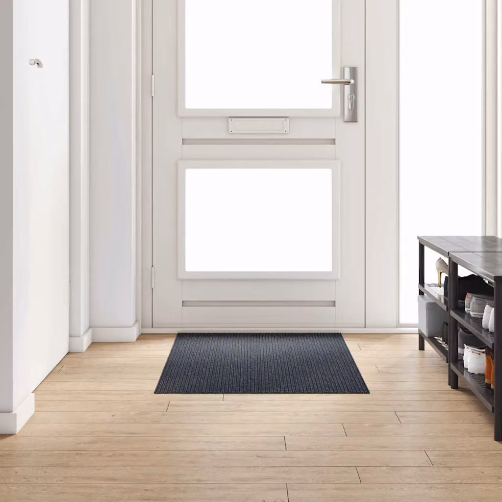 Runner in moquette vidaXL antracite, moderno e lavabile, L 150 cm x P 80 cm