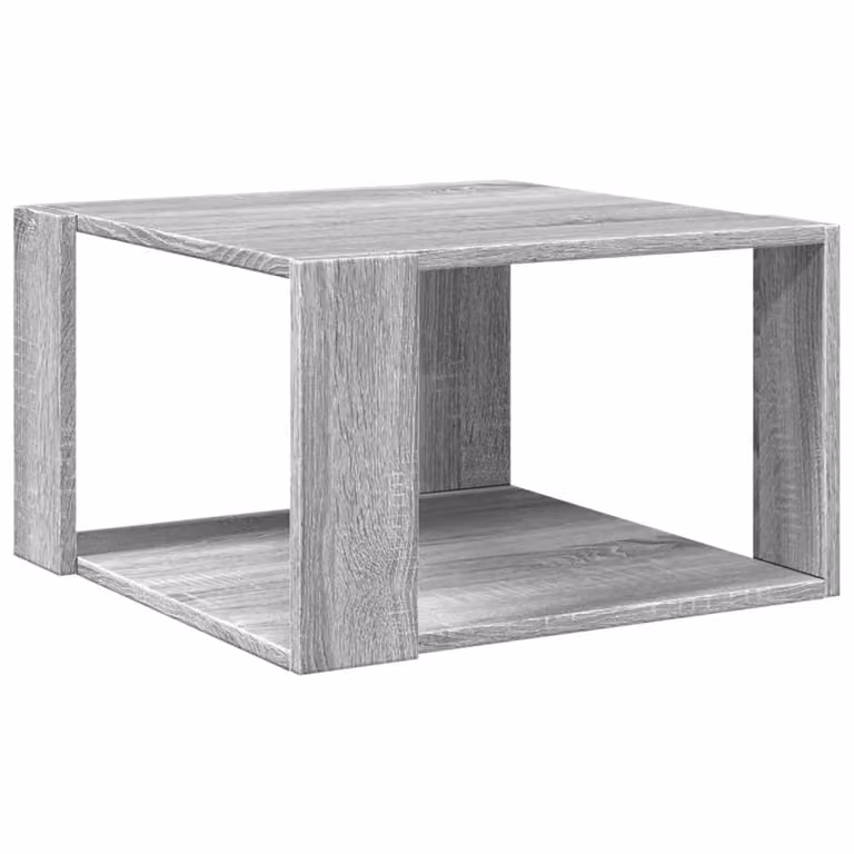 Tavolino Salotto Grigio Sonoma 51,5x51,5x30cm Legno Multistrato