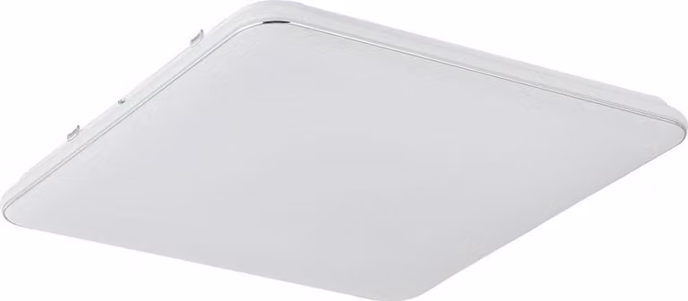 Plafoniera LED rotonda OMAR, bianco cromato, 48 W, bianco neutro, 3500 lm, metallo, dimensioni: 5,4 x 53 x 53 cm, IP20, Zuma Line