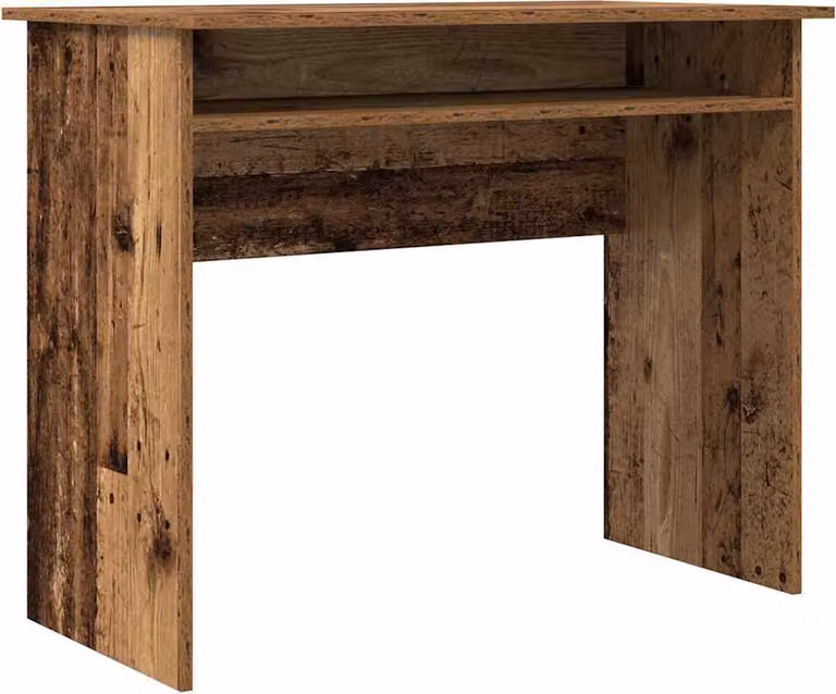 Scrivania Legno Antico 90x50x74 cm in Legno Multistrato