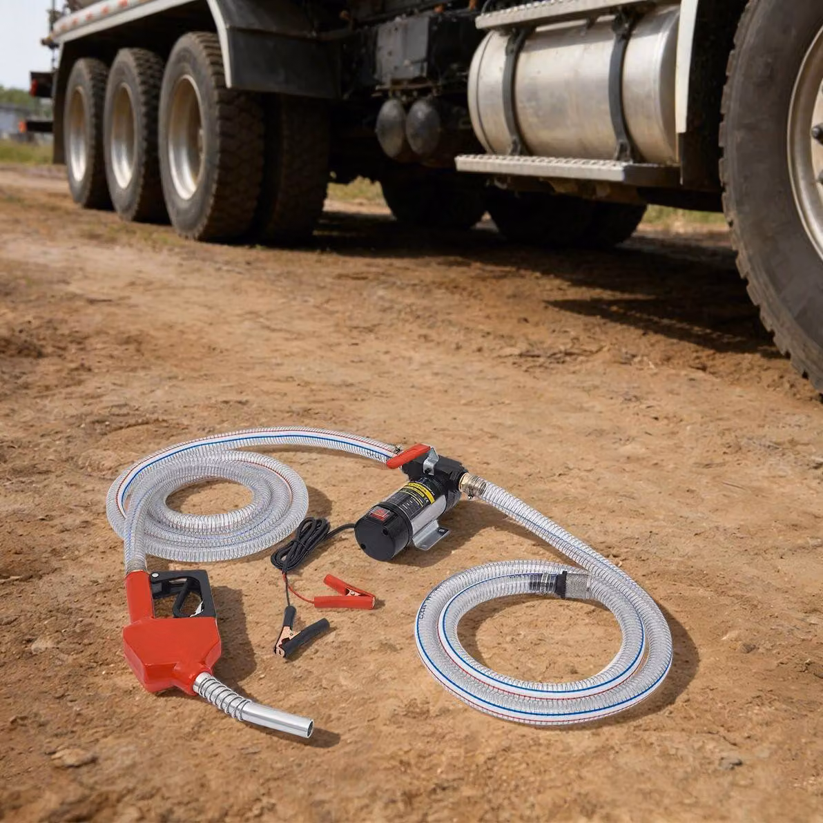 Pompa di trasferimento carburante, autoadescante - Potenza: 175W - Tensione: 12V