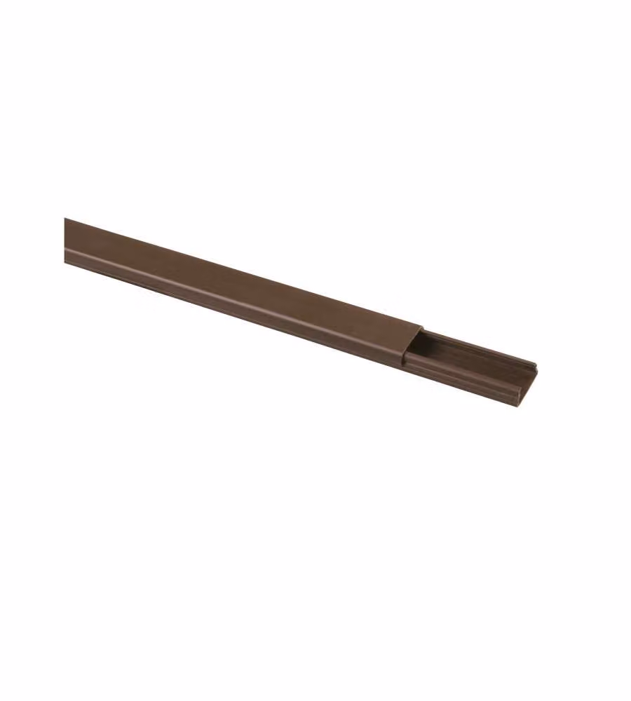 Poly Pool Canalina 1 Via - Marrone - 20x10 mm