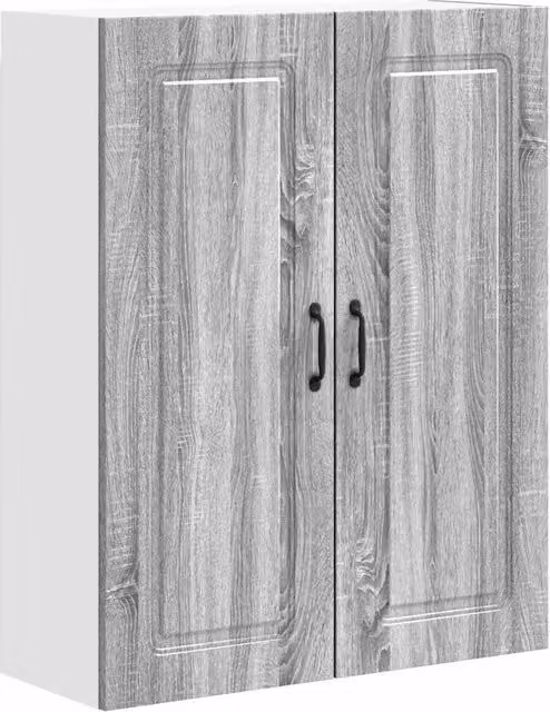 Armadio da cucina rettangolare moderno grande spazio di archiviazione 80 x 31 x 100 cm in legno ingegnerizzato grigio sonoma 02_0053829