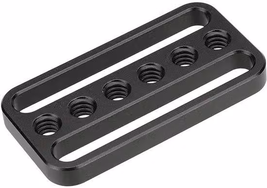Piattaforma di montaggio in alluminio con viti da 1/4"-20 - Piastra multifunzione - include viti e spessori Torx - leggera, in alluminio - per diverse applicazioni