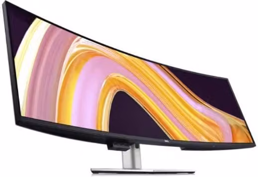 Monitor PC Dell UltraSharp U4924DW da 49 pollici 124,5 cm, Risoluzione 5K Ultra HD 5120 x 1440 pixel, Pannello IPS, Nero e Argento