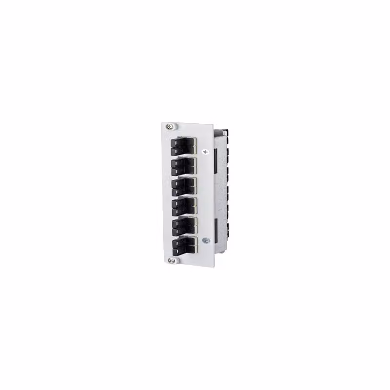 Metz Connect OpDAT REGpro Frontale 3U, 7TE 6xE2000-D MM (Vetroceramica) 15024A5A06-E