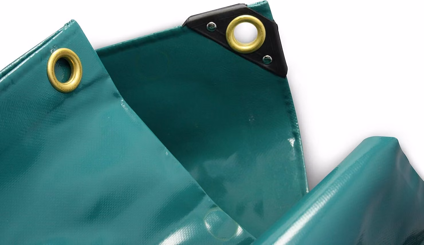 PolyTarp 650 PVC-Abdeckplane (Grün, 1,5 x 10 m, 18 mm Messingösen) 421510