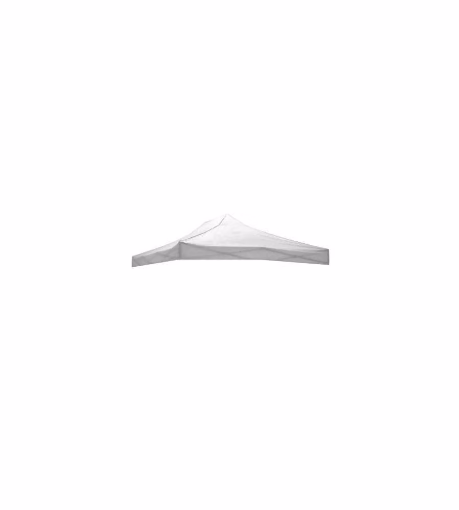 Telo tetto Bianco 2X2 impermeabile per ricambio gazebo richiudibile EG49483