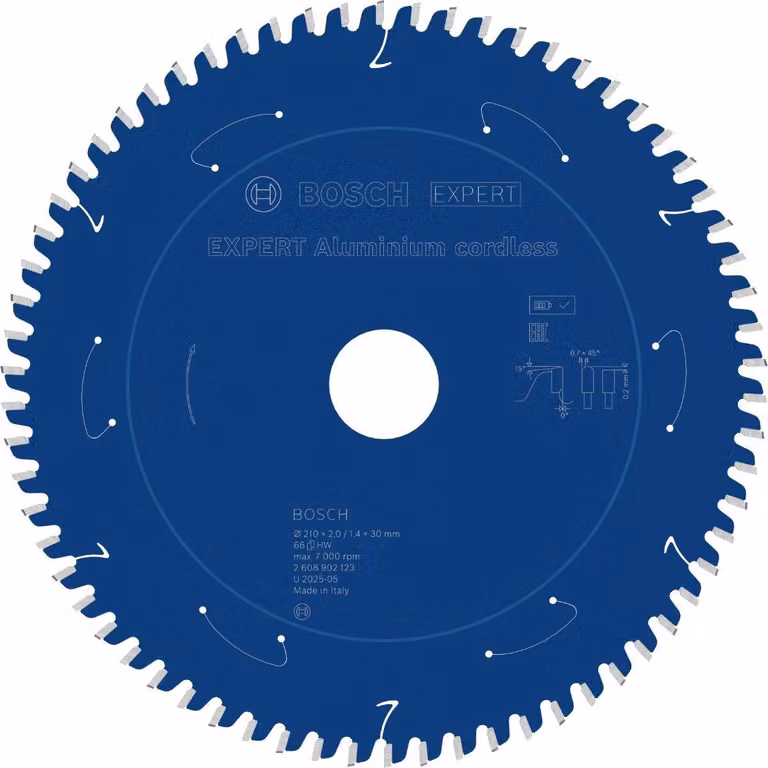 Lama circolare Bosch EXPERT per alluminio, 210x30 mm, Z66