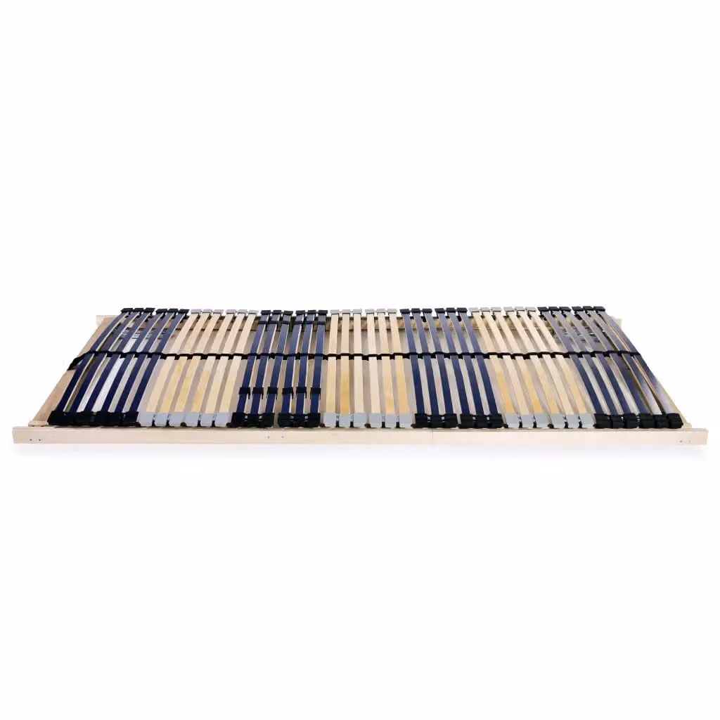 Letto singolo per adulti DESIGN IN con rete a doghe in legno di faggio e betulla a 7 zone e 42 doghe, L/P/H: 90 x 200 cm – 2