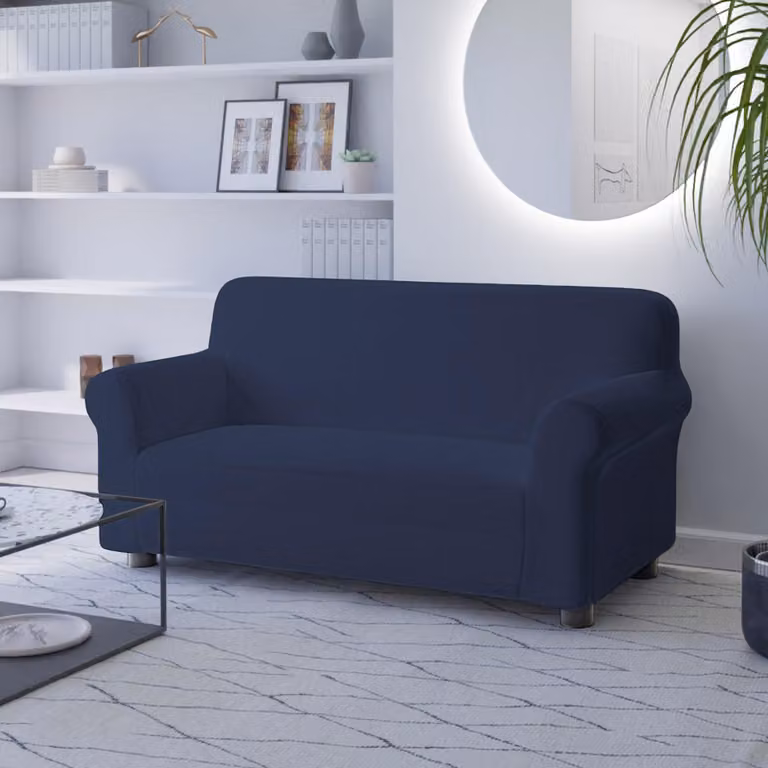 Copertura elastica per divano a due posti, modello Dahlia