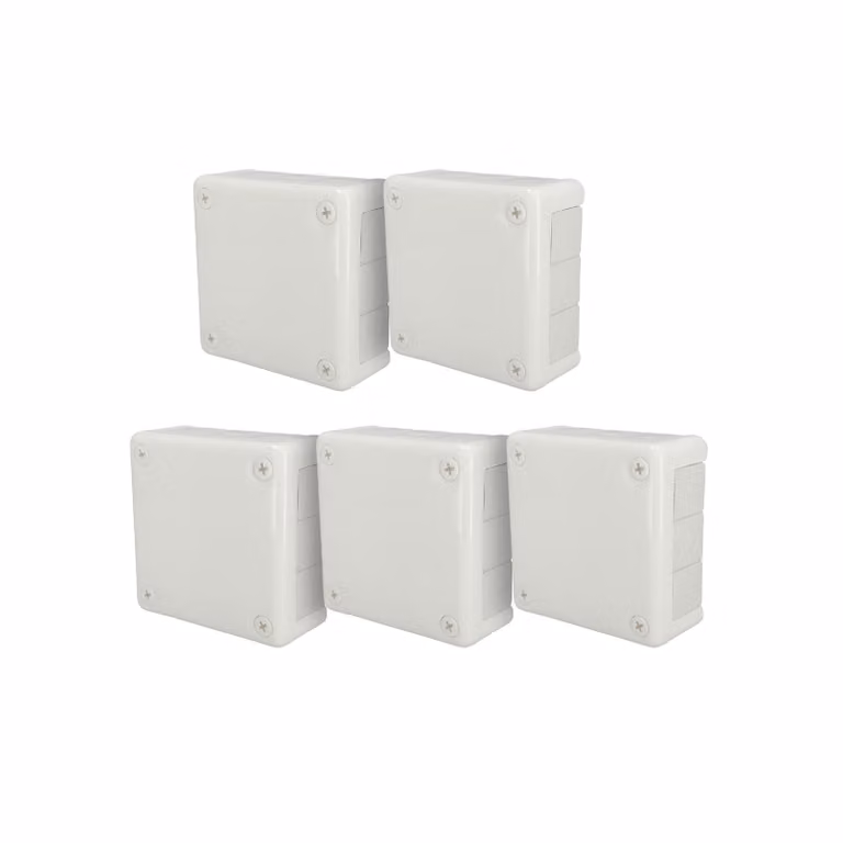 5x scatola da incasso 98x98x42mm IP55 12 ingressi cavi membrane in gomma bianco VP-41 EDO777925 EDO Technic